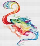 (image for) Small Rainbow Wolf